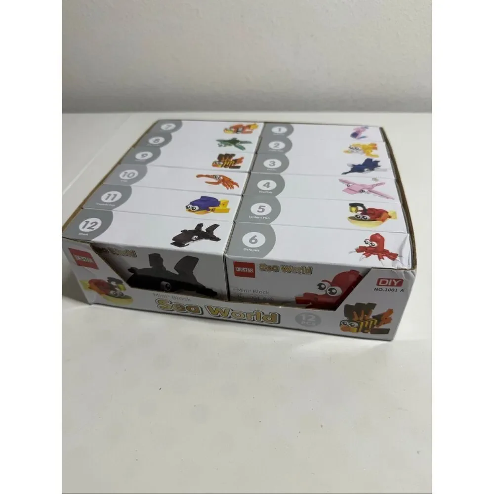 DR STAR DIY Sea World Mini Blocks 12 pcs Set